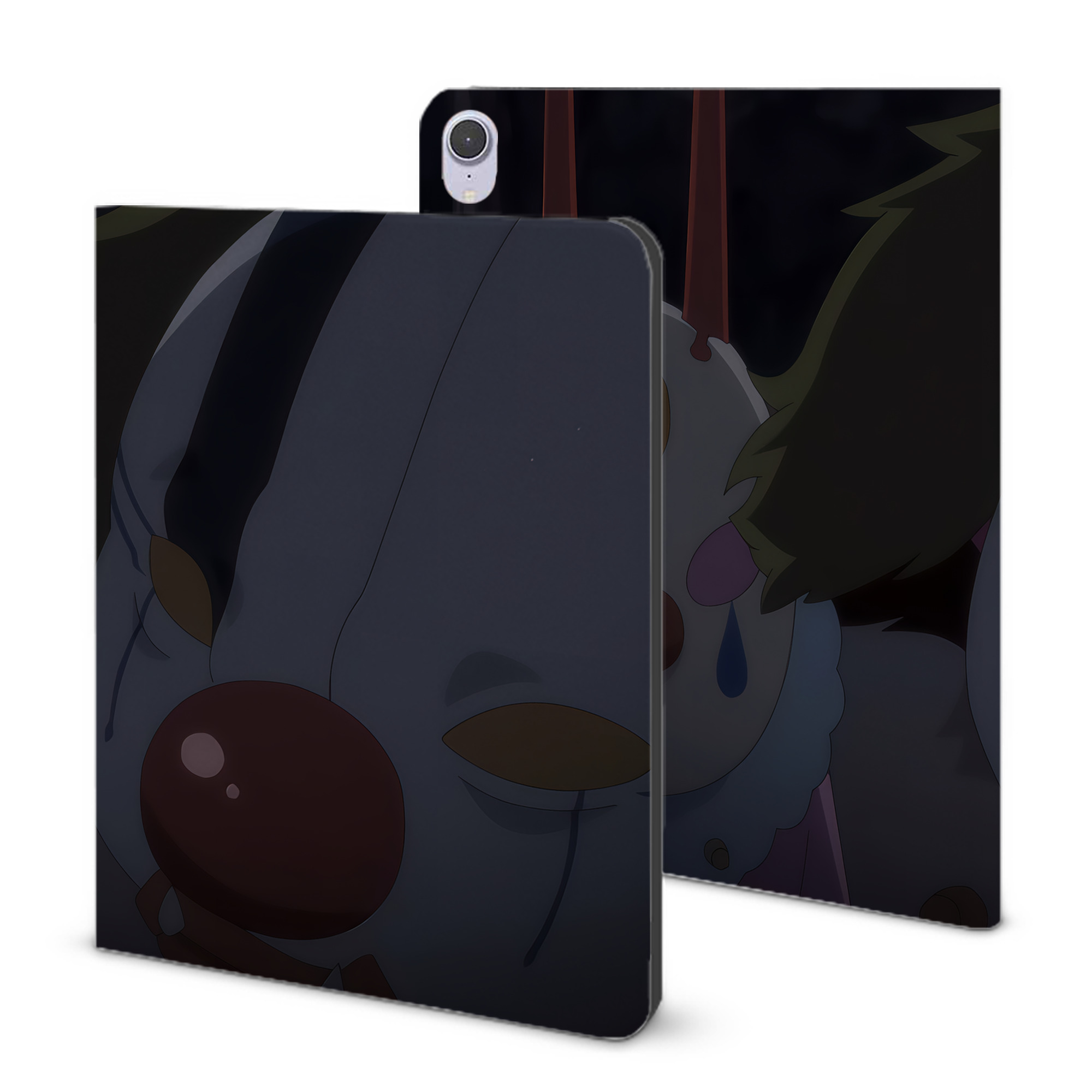 （画像用） 転スラ Regarding Reincarnated to Slime IPad ケース ブック型 PUレザー TPU 耐衝撃 軽量 薄型 ペン収納なし 全面保護 IPad 各モデル対応